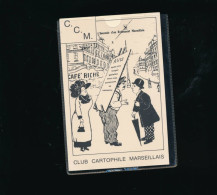 CPM - Marseille - Souvenir évènement Marseillais  Club Cartophile C.C.M. Café Riche Avis De Naissance - Collector Fairs & Bourses