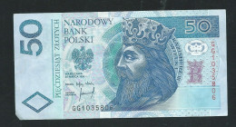 BILLET POLOGNE - Billet 50 Zlotych 25/3/1994  --   GG1035806   Laura 14715 - Pologne