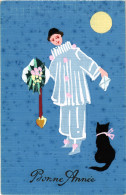 CPA Bonne Annee CATS (1340754) - Cats