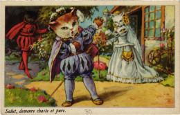 CPA Salut, Demeure Chaste Et Pure CATS (1341302) - Cats