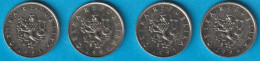 Tschechische Republik 1 Koruna E,N Galvanisiert Jahr 1993,1994,1995,1996 Nr. KM 7 (D8/181) - Tsjechië