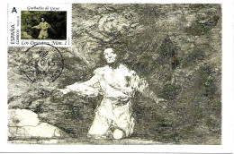 Grabados De Goya, Los Desastres De La Guerra " Tristes Presentimientos De Lo Que..... ", Carte Maximum Espagne. Tu Sello - Engravings