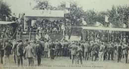 La Capelle Le Champ De Courses L’ancienne Tribune D’honneur, Hippodrome (Timbres Type Blanc 5c - Semeuse 15c) - Vervins