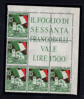 Trieste A - Fiera Di Trieste N. 152 Blocco Angolare MNH - Mint/hinged