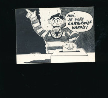 CPSM - Club Cartophile  Moi Je Vote Cartophile Varois 1986 Dessin Fabien Moreau - Collector Fairs & Bourses