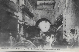 CPA - MAROC - FEZ - La Médersa Et Les Pendules De Moulay-Bou-Anan - Animée (07-02-1916) - Fez