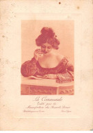 Chromos -COR11191- Manufacture Des Biscuits Pernot- La Commande  - Femme  -  9x13cm Env. - Pernot
