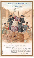 Chromos -COR11304 - Biscuits Pernot- Mgr Affre - Barricade Du Faubourg St-Antoine -  10x6cm Env. - Pernot