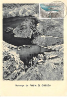 Carte Maximum - ALGERIE -  COR12731 - 23/05/1959 - Barrage De FOUM EL GHERZA -  Cachet Biskra - Autres - Afrique