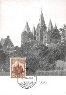 DANEMARK.Carte Maximum.AM14123.13/11/1953.Cachet Danemark.Eglise Kalundborg - Usati