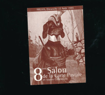 CPSM - 1999 Frejus Salon De La Carte Postale  Chien Carte Numérotée - Collector Fairs & Bourses