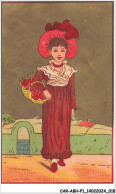 CAR-ABHP1-0010-CHROMOS - UNE FILLE AVEC UN PANIER DE LEGUMES - Andere & Zonder Classificatie