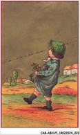 CAR-ABHP1-0012-CHROMOS - UN ENFANT ET UN BOUQUET DE FLEURS - Andere & Zonder Classificatie