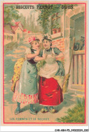 CAR-ABHP5-0818-CHROMOS - BISCUITS PERNOT - DIJON - LES FEMMES ET LE SECRET - Pernot