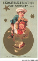 CAR-ABHP3-0405-CHROMOS - CHOCOLAT IBLED - RUE DU TEMPLE - PARIS-MONDICOURT - LE FOURNISSEUR DE SA MAJESTE - Ibled