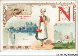 CAR-ABHP9-1735-CHROMOS - BISCUITS PERNOT - DIJON - ANTIQUE - NID - NICE - NORVEGIENNE - NENUPHARS - Pernot