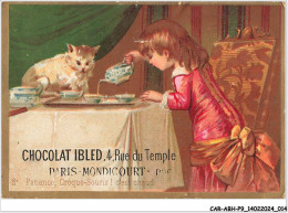 CAR-ABHP9-1611-CHROMOS - CHOCOLAT IBLED - PARIS-MONDICOURT - PATIENCE - CROQUE-SOURIS - C'EST CHAUD - Ibled