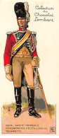 Chromos.AM16638.5x12 Cm Environ.Chocolat.Lombart.N°54.1804.Garde Impériale.Gendarmerie D'élite à Cheval Trompette - Lombart