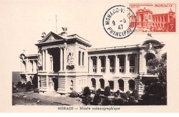 1947 . Carte Maximum . N°105563 .monaco.exposition Du Centenaire 1847 1947 .cachet Monaco . - Cartes-Maximum (CM)