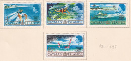 CAYMAN ISLANDS  -  1967 Tourist Year Set Hinged Mint - Iles Caïmans
