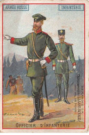 Chromos.AM14723.6x9 Cm Environ.Chicorée "La Sans Rivale".Armée Russe.Officier D'infanterie - Tè & Caffè