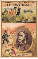 Chromos.AM16623.9x13 Cm Environ.Chicorée.La Sans Rivale.Le Commandant Rivière - Tee & Kaffee