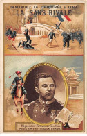 Chromos.AM16622.9x13 Cm Environ.Chicorée.La Sans Rivale.Le Commandant Fournier - Tee & Kaffee