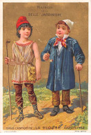 Chromos.AM16563.8x12 Cm Environ.Maison De La Belle Jardinière.La Blouse Dans L'antiquité Et Aujourd'hui - Andere & Zonder Classificatie
