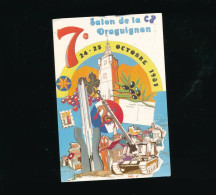CPSM - 1987 Salon De La Carte Postale Draguignan  Signature Originale Au Verso De  Marc Lenzi - Collector Fairs & Bourses