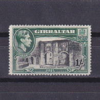 GIBRALTAR 1938, SG# 127, CV £45, Perf 14, KGVI, MH - Gibraltar