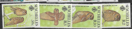 Seychelles Mnh ** Owl Set Birds 1985 20 Euros - Seychelles (1976-...)