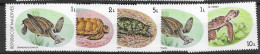 Maldives Mnh ** 4 Turtles Plus One Duplicate - Maldives (1965-...)