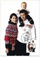 GROENLAND - Carte Maximum - 14,25 Crown Prince Family - 15/1/2007 - Cartes-Maximum (CM)