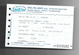 Biglietto Traghetti - Campania Costiera Amalfitana - ( Amalfi - Salerno ) - Europa