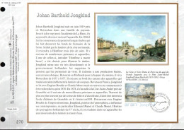 DOCUMENT FDC 2001 PEINTURE DE JONGKIND - 2000-2009