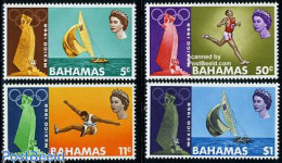 Bahamas 1968 Olympic Games 4v, Mint NH, Sport - Transport - Athletics - Olympic Games - Sailing - Ships And Boats - Athletics