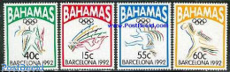 Bahamas 1992 Olympic Games 4v, Mint NH, Sport - Athletics - Basketball - Olympic Games - Athletics