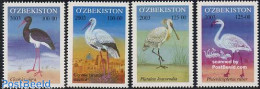 Uzbekistan 2003 Birds 4v, Mint NH, Nature - Birds - Ouzbékistan