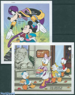 Palau 1997 Reading, Disney 2 S/s, Mint NH, Art - Books - Disney - Disney
