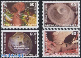 French Polynesia 2004 Handicrafts 4v, Mint NH, Art - Handicrafts - Neufs