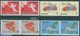 Philippines 1992 Greeting Stamps 4x2v [:], Mint NH, Various - Greetings & Wishing Stamps - Philippines