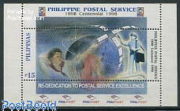 Philippines 1998 Postal Service Centenary S/s, Mint NH, Post - Poste