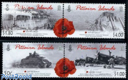 Pitcairn Islands 2010 ANZAC 4v (2x[:]), Mint NH, History - Transport - Militarism - World War II - Aircraft & Aviation.. - Militaria