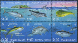 Pitcairn Islands 2007 Fish 6v [++], Mint NH, Nature - Fish - Fishes