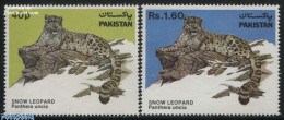 Pakistan 1984 Protected Animals 2v, Mint NH, Nature - Animals (others & Mixed) - Cat Family - Pakistan
