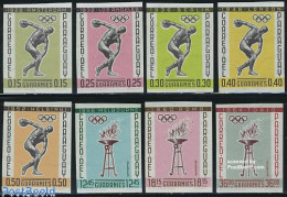 Paraguay 1962 Olympic History 8v Imperforated, Mint NH, Sport - Athletics - Olympic Games - Athletics