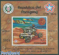 Paraguay 1977 Mars Auto S/s, Mint NH, Transport - Space Exploration - Paraguay