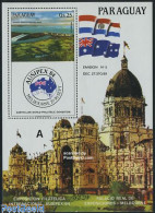 Paraguay 1984 Ausipex S/s (with A Or B), Mint NH, Nature - Water, Dams & Falls - Philately - Paraguay