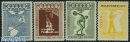 Peru 1957 Olympic Games Melbourne 4v, Mint NH, Sport - Various - Olympic Games - Sport (other And Mixed) - Maps - Géographie