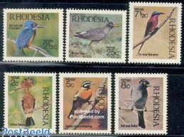 Rhodesia 1971 Birds 6v, Mint NH, Nature - Birds - Kingfishers - Other & Unclassified